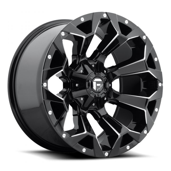 Fuel Wheels<br>Assault Gloss Black Milled (20x9)