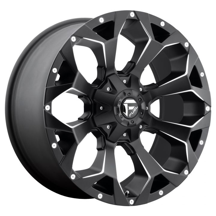 Fuel Wheels<br>Assault Matte Black Milled (20x12)