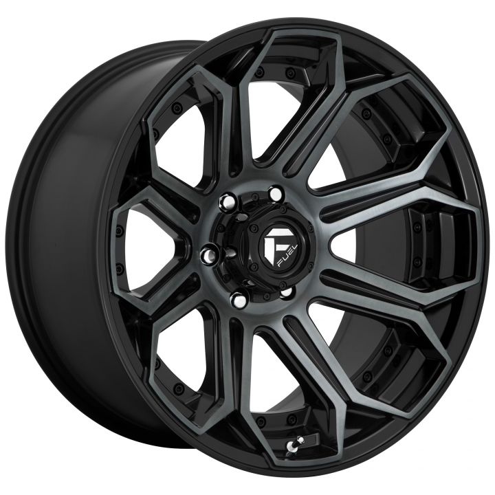 Fuel Wheels<br>Siege Gloss Black Dark Machined (22x10)