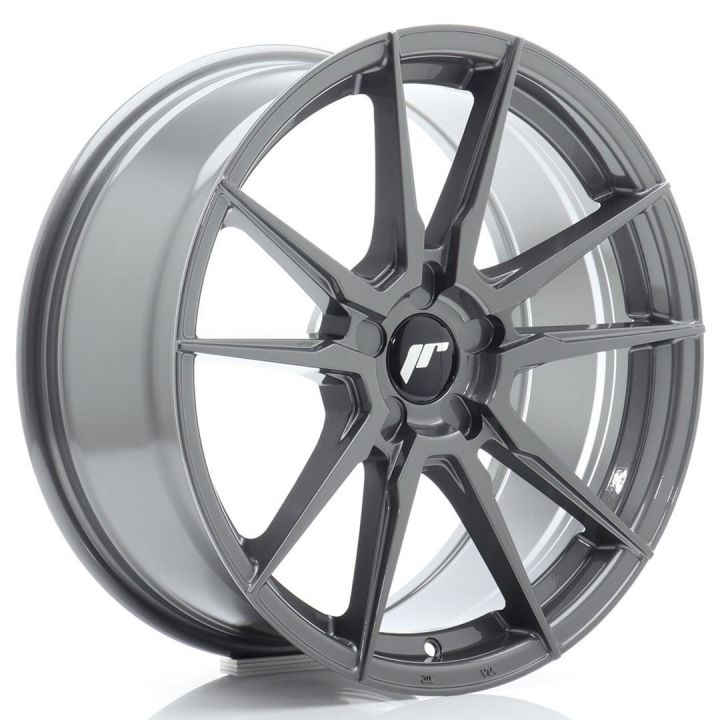 Japan Racing Wheels<br>JR21 Hyper Gray (18x8)