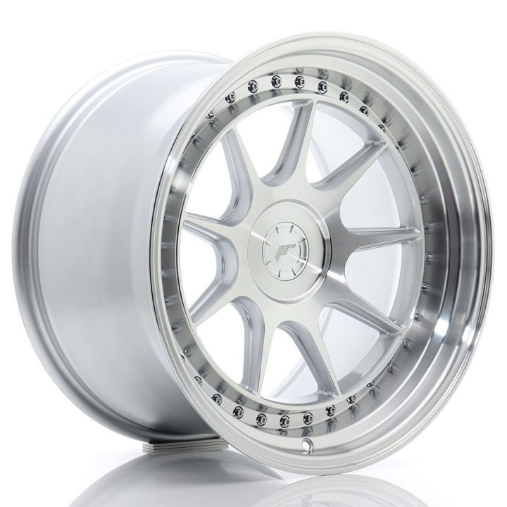 Japan Racing Wheels<br>JR47 Silver Machined (18x10.5)