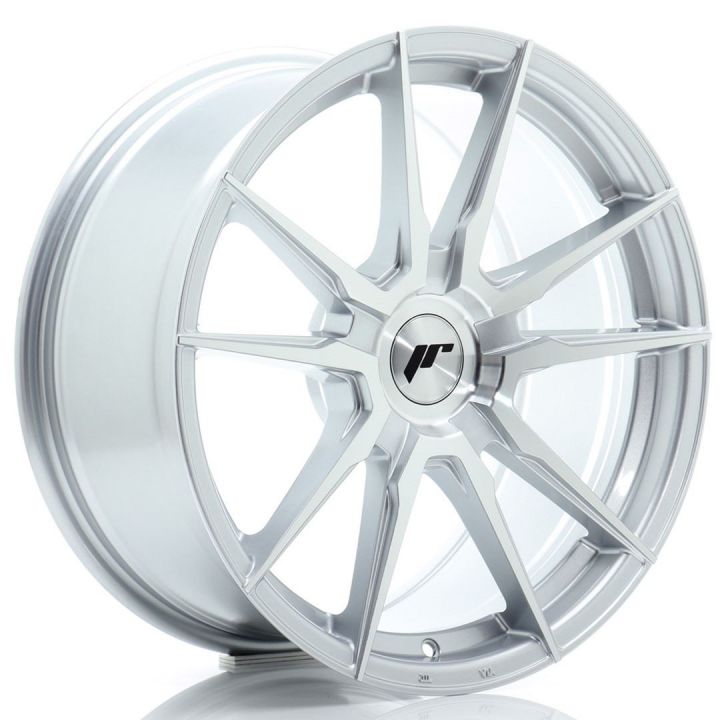 Japan Racing Wheels<br>JR21 Silver Machined (18x8)