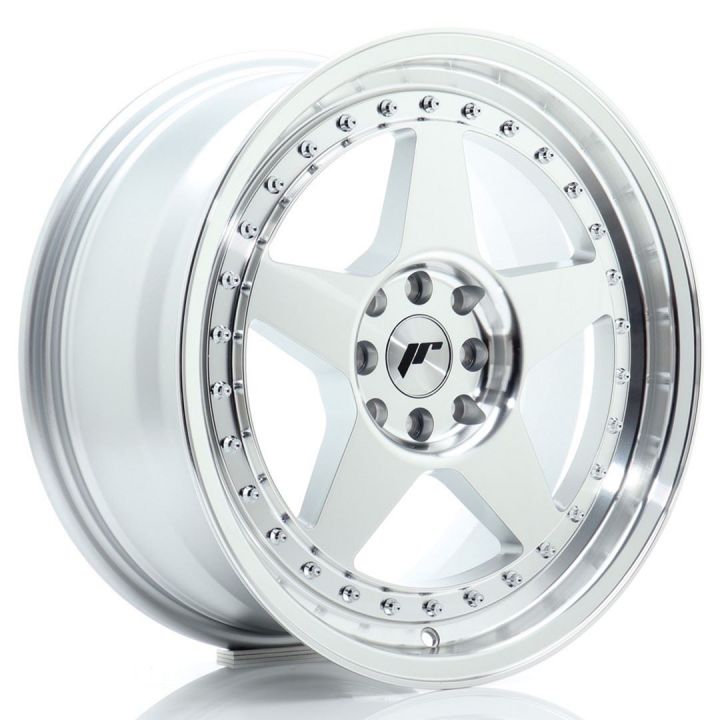 Japan Racing Wheels<br>JR6 Silver Machined (17x8)