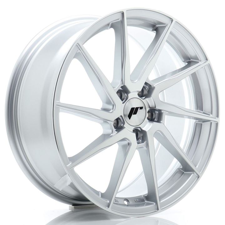 Japan Racing Wheels<br>JR36 Silver Machined (18x8)