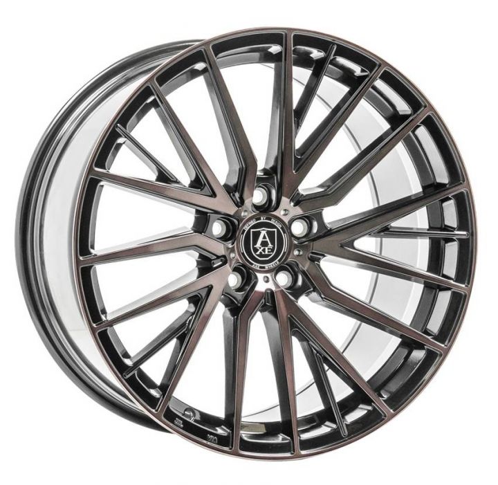 Axe Wheels<br>EX40 - Black Polished Tinted (20x10)