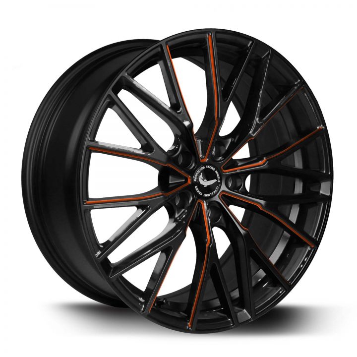 Barracuda<br>Project 3.0 - Gloss Black Flashorange (19x8.5)