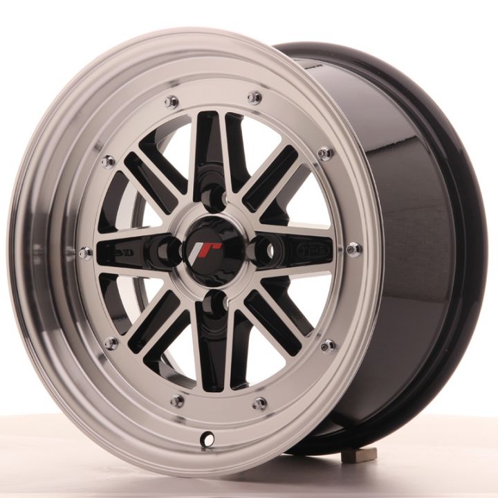 Japan Racing Wheels<br>JR31 Black Machined (15x7.5)