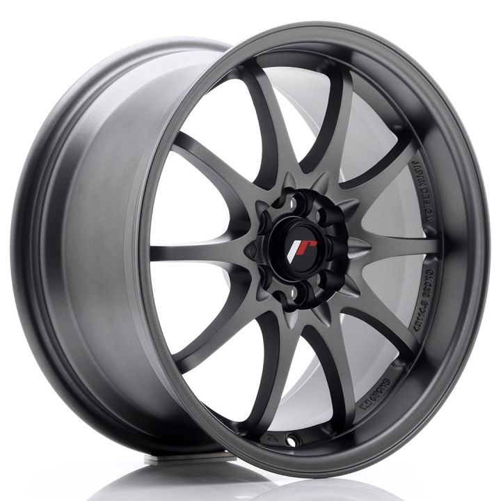 Japan Racing Wheels<br>JR5 Matt Gun Metal (17x8.5)