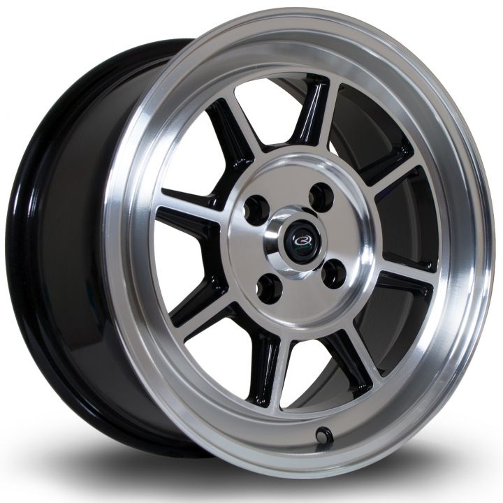 Rota Wheels<br>BM8 Polished Face Black (15″)