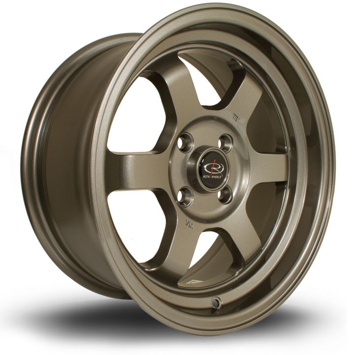 Rota Wheels<br>Grid-V Bronze (15x7)