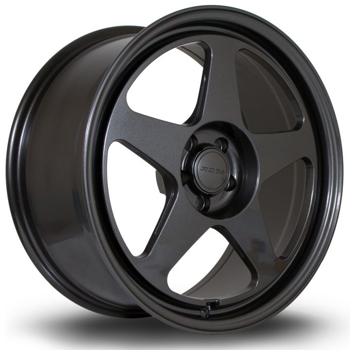 Rota Wheels<br>Slipstream Gun Metal (18x8.5)