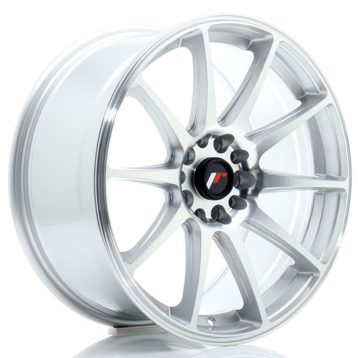 Japan Racing Wheels<br>JR11 Silver Machined (17x8)