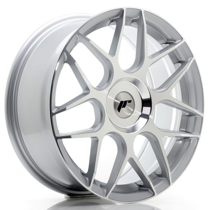 Japan Racing Wheels<br>JR18 Silver Machined (18x7.5)