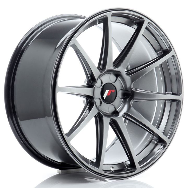 Japan Racing Wheels<br>JR11 Hyper Black (20x10)