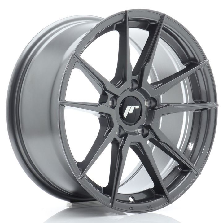 Japan Racing Wheels<br>JR21 Hyper Gray (17x8)