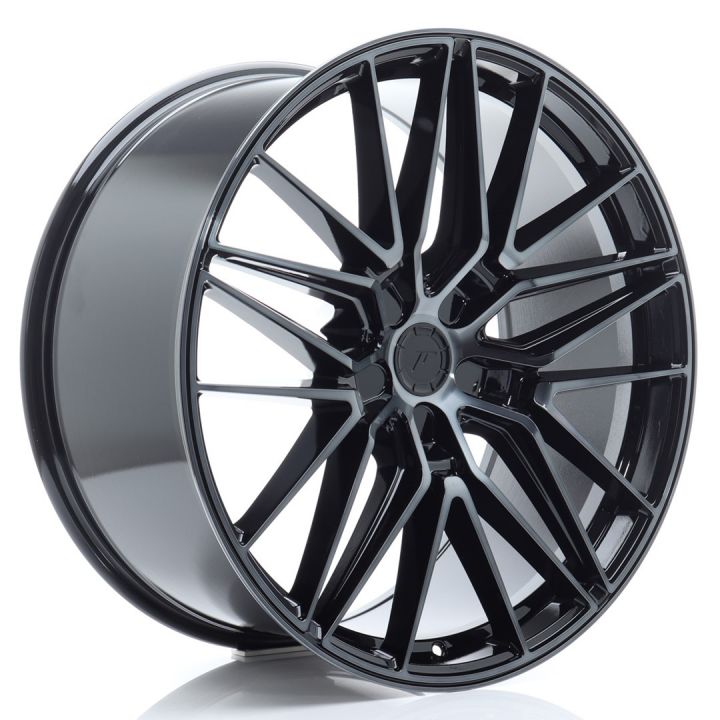 Japan Racing Wheels<br>JR38 Black Brushed (22x10.5)