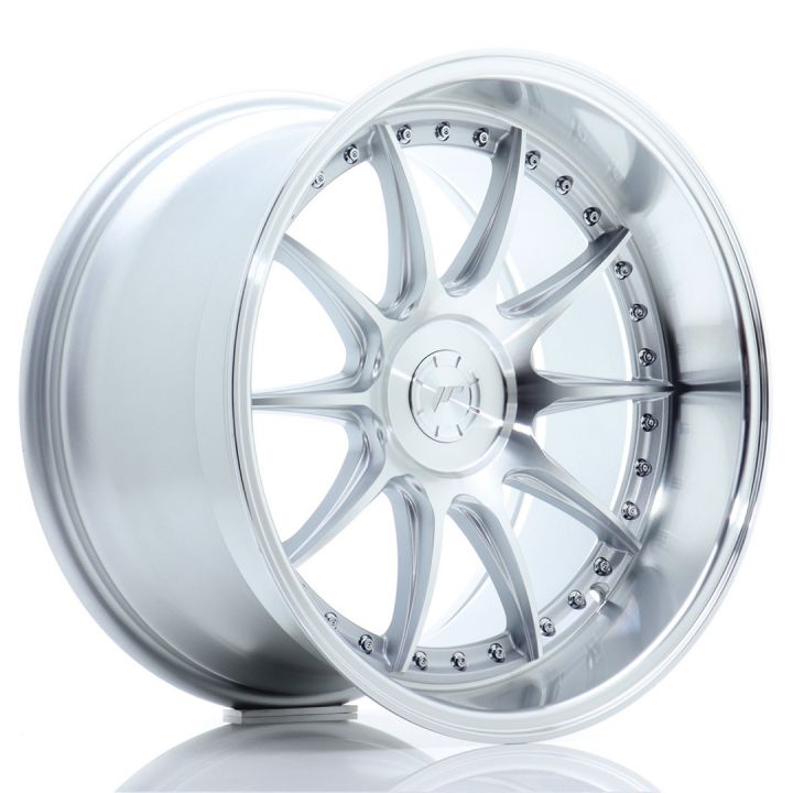 Japan Racing Wheels<br>JR41 Silver Machined (18x10.5)