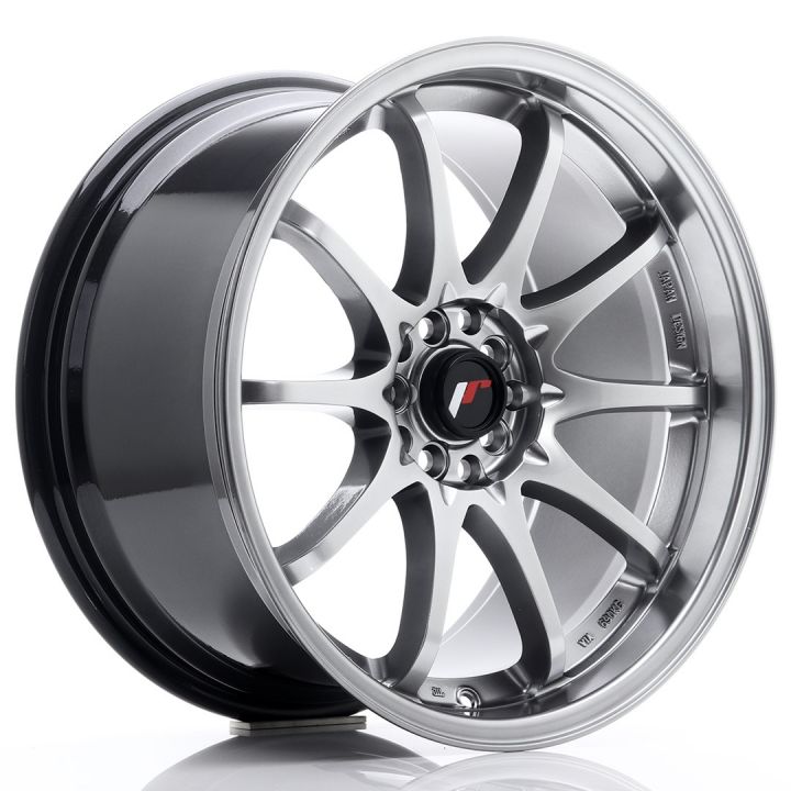 Japan Racing Wheels<br>JR5 Hyper Black (18x9.5)