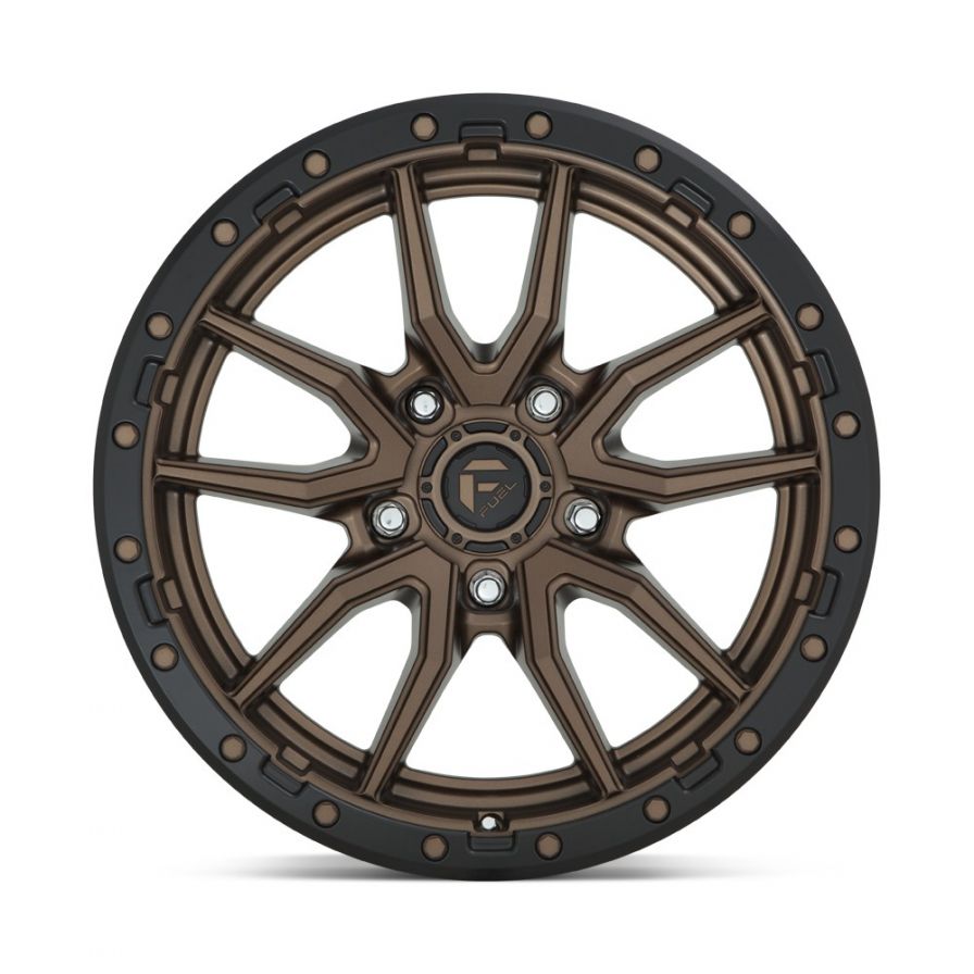 Fuel Wheels<br>Rebel Matte Bronze Black Lip (20x9)