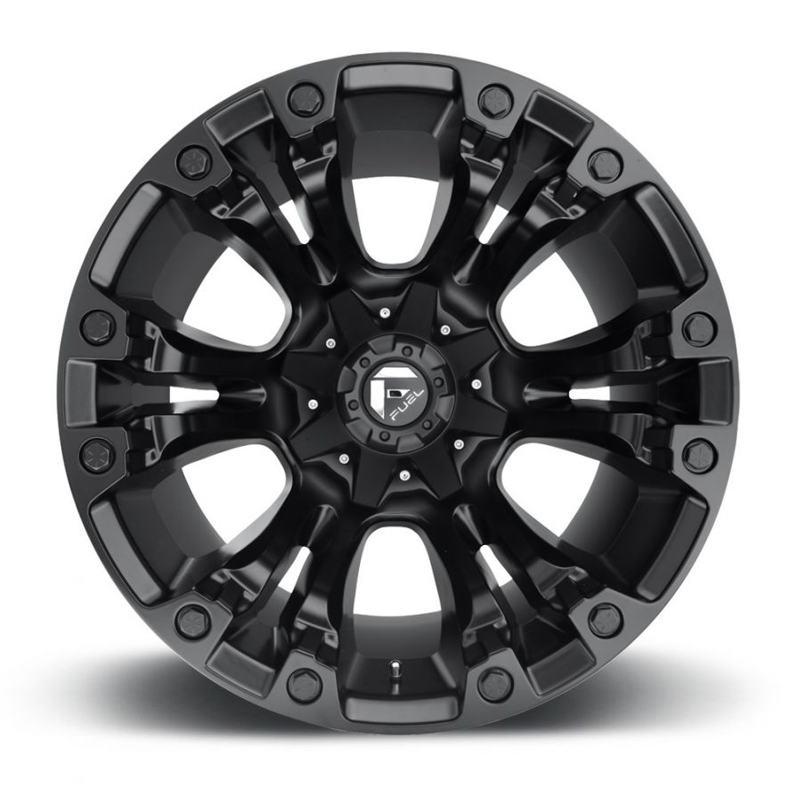 Fuel Wheels<br>Vapor Matte Black (17x9)