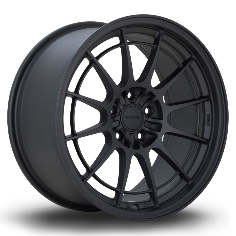 Rota Wheels<br>Rota GKR Flat Black (18″)