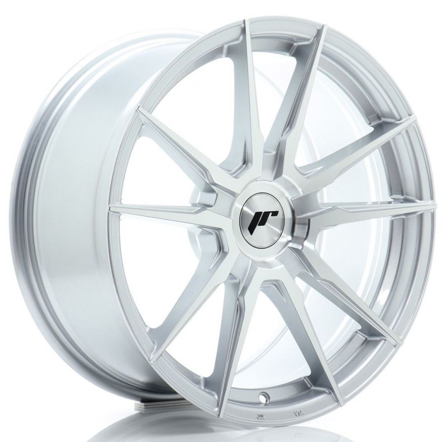 Japan Racing Wheels<br>JR21 Silver Machined (18x8)