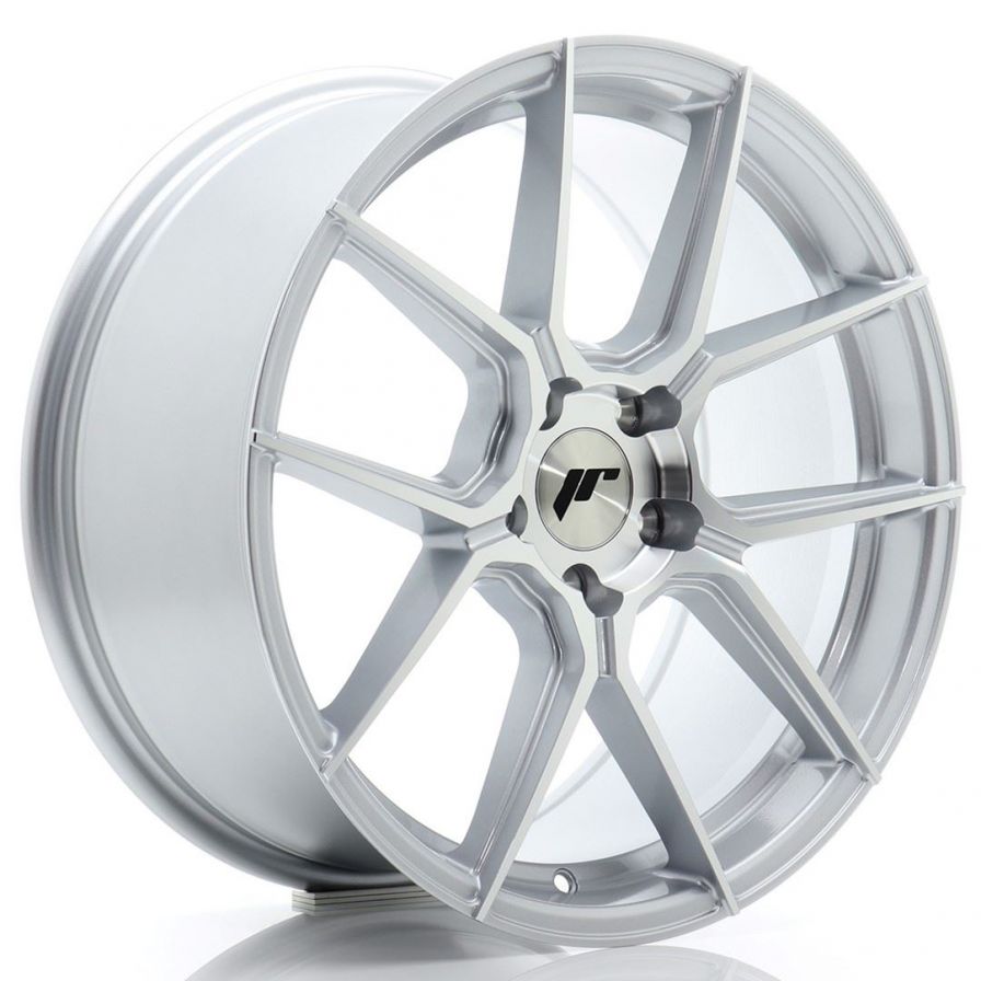 Japan Racing Wheels<br>JR30 Silver Machined (18x8.5)