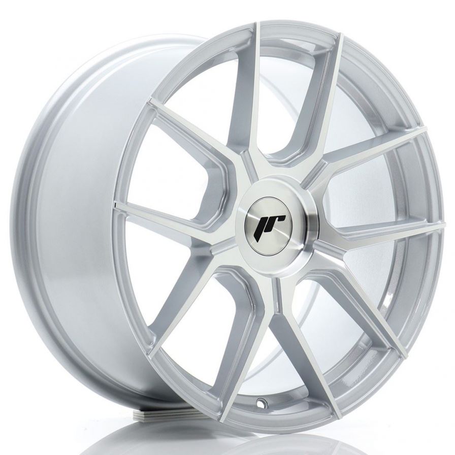 Japan Racing Wheels<br>JR30 Silver Machined (17x8)