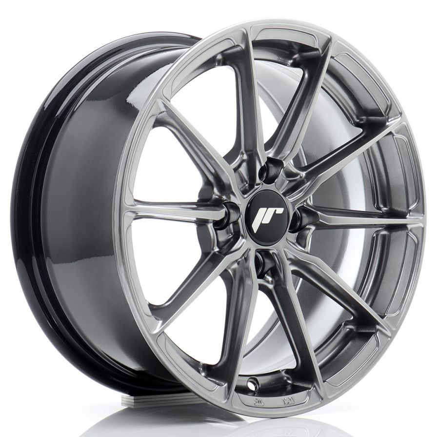 Japan Racing Wheels<br>JR37 Hyper Black (15x7)