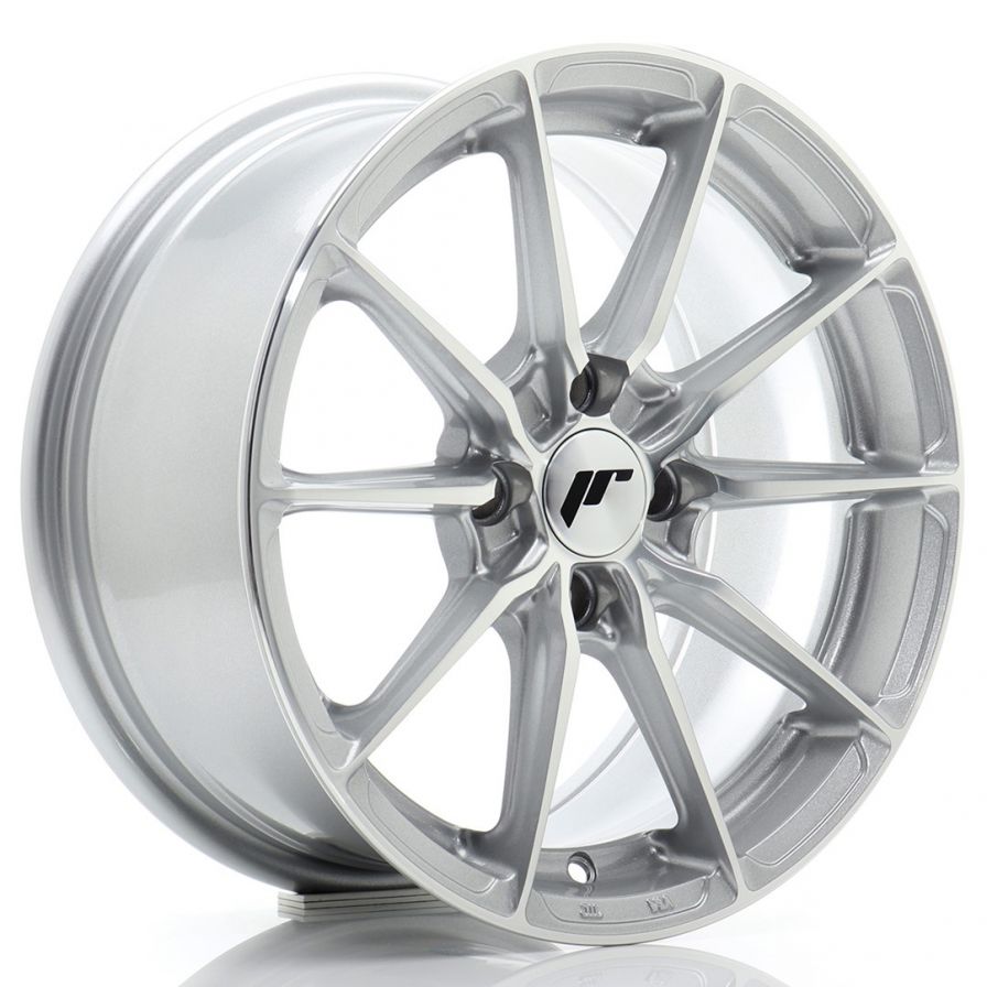 Japan Racing Wheels<br>JR37 Silver Machined (15x7)