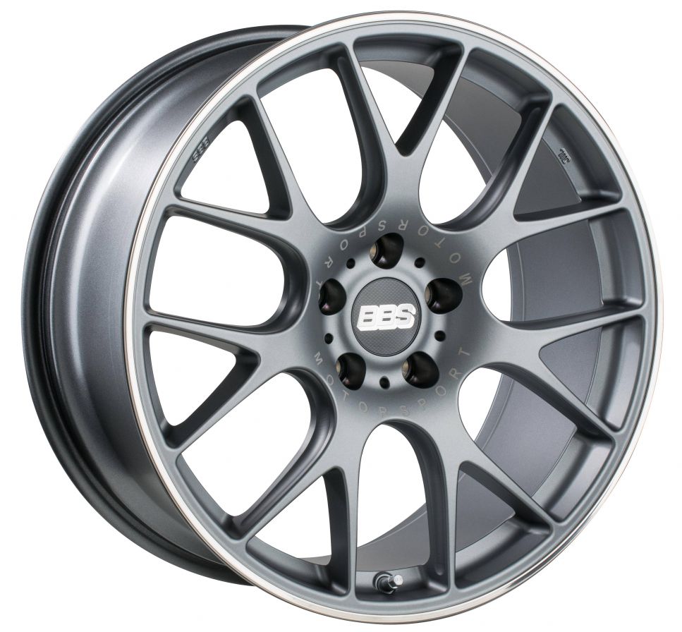 Llantas BBS CH-R aro 17X8 - 4x100 - Color gris con borde plata