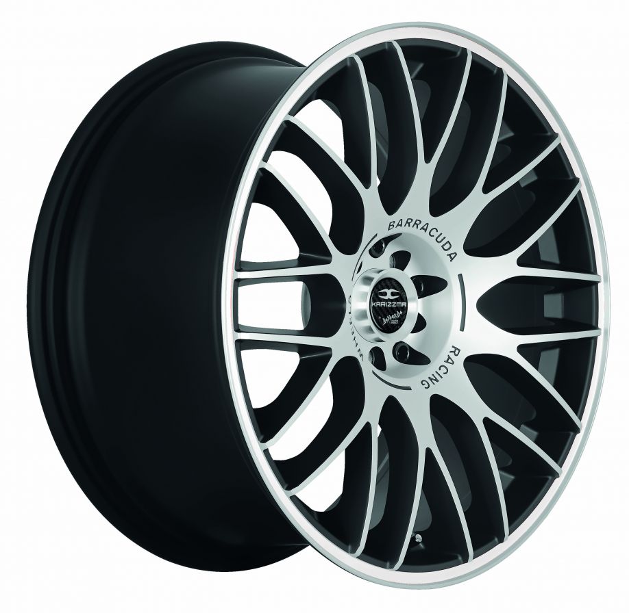 Barracuda<br>Karizzma - Matt Black Polished Color Trim Weiss (19x9.5)