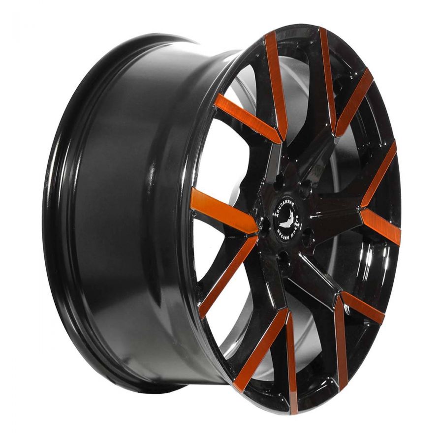 Barracuda<br>Tzunamee Evo - Gloss Black Flashorange (18x8)