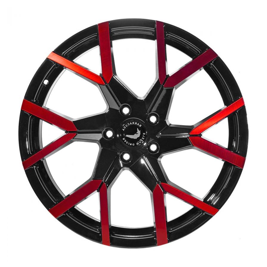 Barracuda<br>Tzunamee Evo - Gloss Black Flashred (18x8)