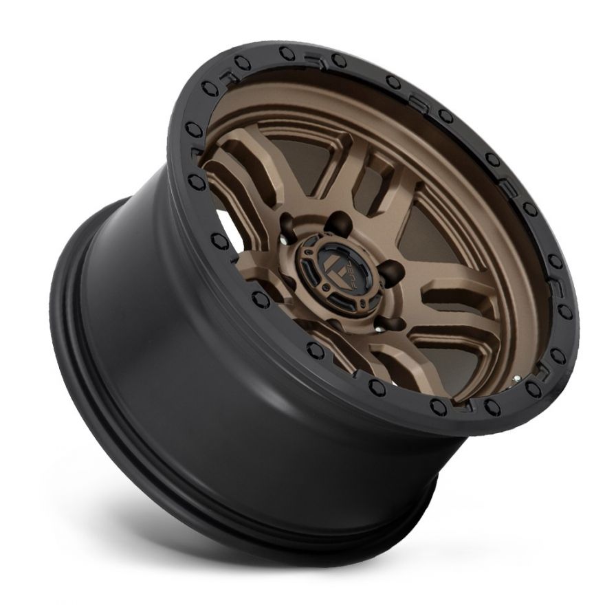 Fuel Wheels<br>Ammo Matte Bronze Black Lip (17x9)