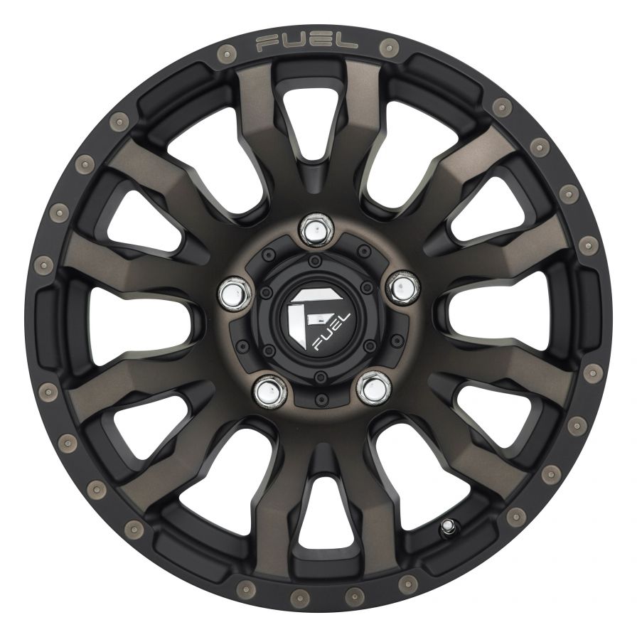 Fuel Wheels<br>Blitz Matte Black Machined (17x9)